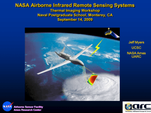 NASA Airborne Infrared Remote Sensing Systems Thermal Imaging Workshop September 14, 2009