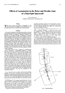 T Effects of Asymmetries in the Rotor and Flexible Joint