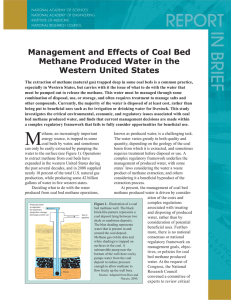Management and Effects of Coal Bed Methane Produced Water in the
