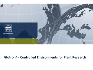 Fitotron® - Controlled Environments for Plant Research