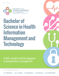 Bachelor of Science in Health Information Management and