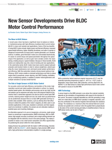 New Sensor Developments Drive BLDC Motor Control Performance  |
