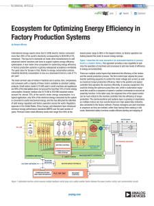 Ecosystem for Optimizing Energy Efficiency in Factory Production Systems  |