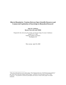 Blurred Boundaries: Tensions Between Open Scientific Resources and