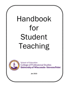 Handbook for Student