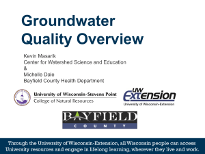 Groundwater Quality Overview