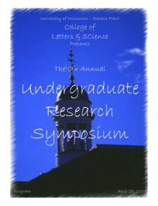 Undergraduate Research Symposium College of