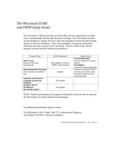 The Wisconsin GI Bill and UWSP Study Away!