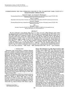 UNDERSTANDING THE STAR FORMATION PROCESS IN THE FILAMENTARY DARK CLOUD... NEAR-INFRARED OBSERVATIONS