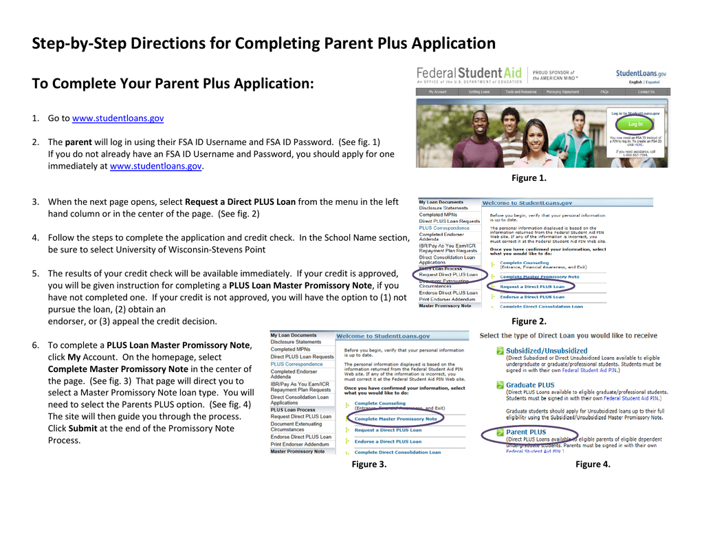 Step By Step Directions For Completing Parent Plus Application