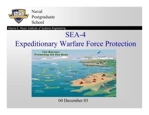 SEA-4 Expeditionary Warfare Force Protection Naval Postgraduate