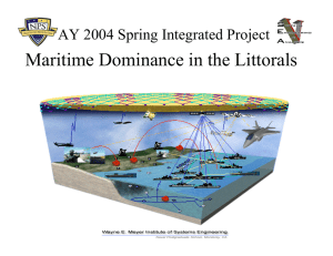 Maritime Dominance in the Littorals AY 2004 Spring Integrated Project