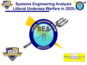 Systems Engineering Analysis Littoral Undersea Warfare in 2025 1