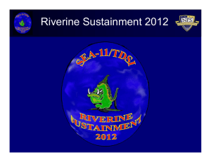 Riverine Sustainment 2012 1
