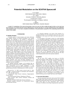 Potential Modulation on the SCATHA Spacecraft