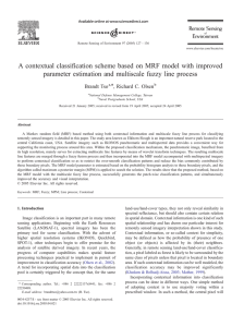 A contextual classification scheme based on MRF model with improved