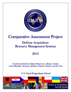 Comparative Assessment Project Defense Acquisition- Resource Management Systems