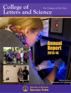 College of Letters and Science Annual Report