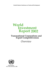 World Investment Report 2002 Overview