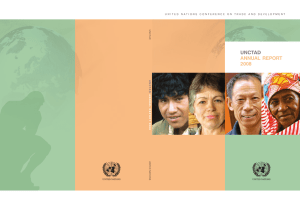 UNCTAD ANNUAL  REPORT 2008