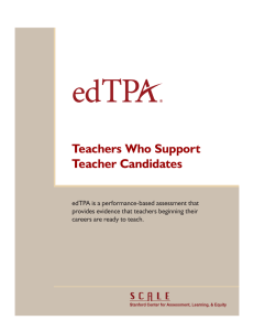 Teachers Who Support Teacher Candidates