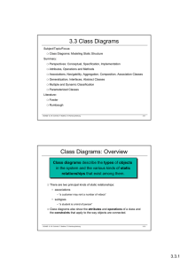 3.3 Class Diagrams