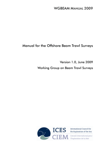 WGBEAM M 2009 Manual for the Offshore Beam Trawl Surveys