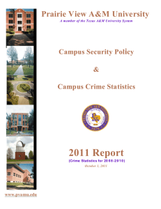 2011 Report Prairie View A&amp;M University i