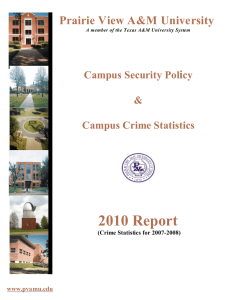 2010 Report Prairie View A&amp;M University i