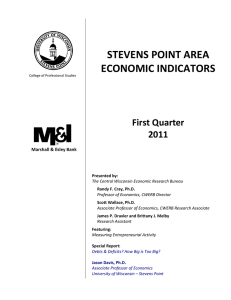 STEVENS POINT AREA ECONOMIC INDICATORS First