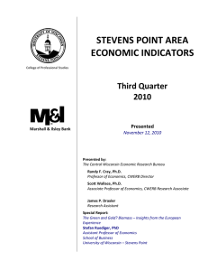 STEVENS POINT AREA ECONOMIC INDICATORS Third