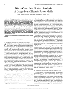Worst-Case Interdiction Analysis of Large-Scale Electric Power Grids , Fellow, IEEE