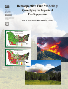 Retrospective Fire Modeling: Quantifying the Impacts of Fire Suppression