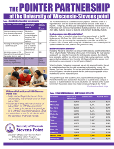 POINTER PARTNERSHIP THE at the University of Wisconsin-Stevens point