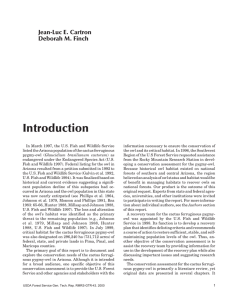 Introduction Jean-Luc E. Cartron Deborah M. Finch