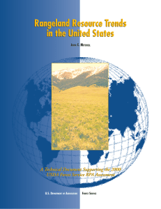 Rangeland Resource Trends in the United States USDA Forest Service RPA Assessment