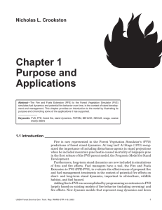 Chapter 1 Purpose and Applications Nicholas L. Crookston