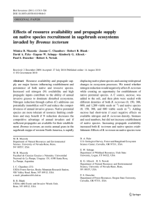 Effects of resource availability and propagule supply