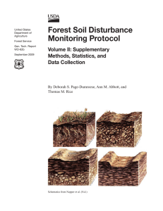 Forest Soil Disturbance Monitoring Protocol Volume II: Supplementary Methods, Statistics, and