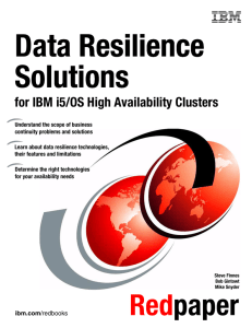 Data Resilience ata Resilience ta Resilience a Resilience