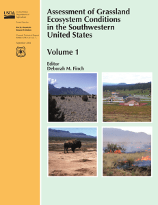 Assessment of Grassland Ecosystem Conditions in the Southwestern United States