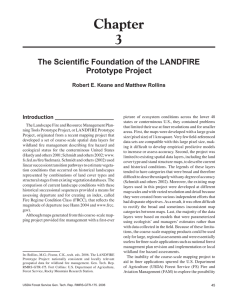 Chapter 3 The Scientific Foundation of the LANDFIRE Prototype Project