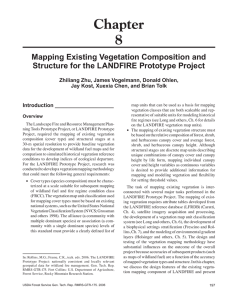 Chapter 8 Mapping Existing Vegetation Composition and Structure for the LANDFIRE Prototype Project