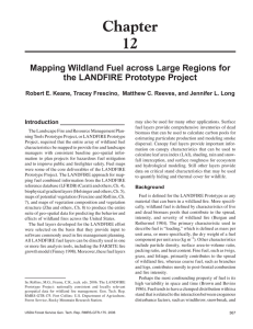Chapter 12 Mapping Wildland Fuel across Large Regions for the LANDFIRE Prototype Project