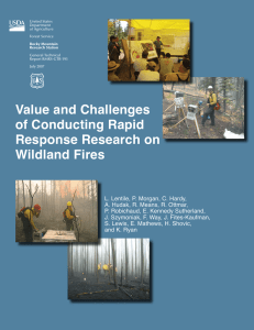Value and Challenges of Conducting Rapid Response Research on Wildland Fires