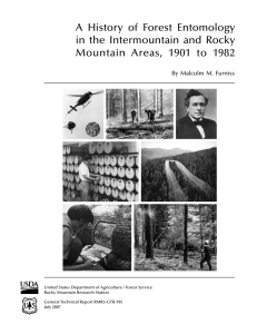 A  History  of  Forest  Entomology