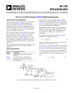 AN-1205 APPLICATION NOTE