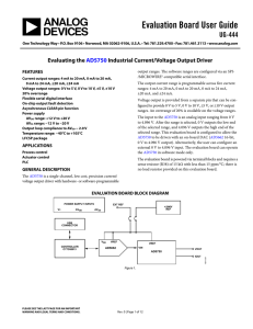 Evaluation Board User Guide UG-444