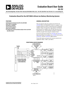 Evaluation Board User Guide UG-252