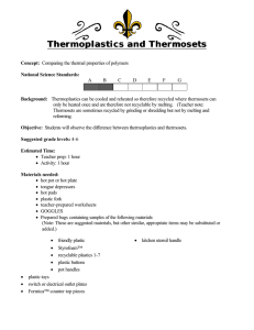 Thermoplastics and Thermosets
